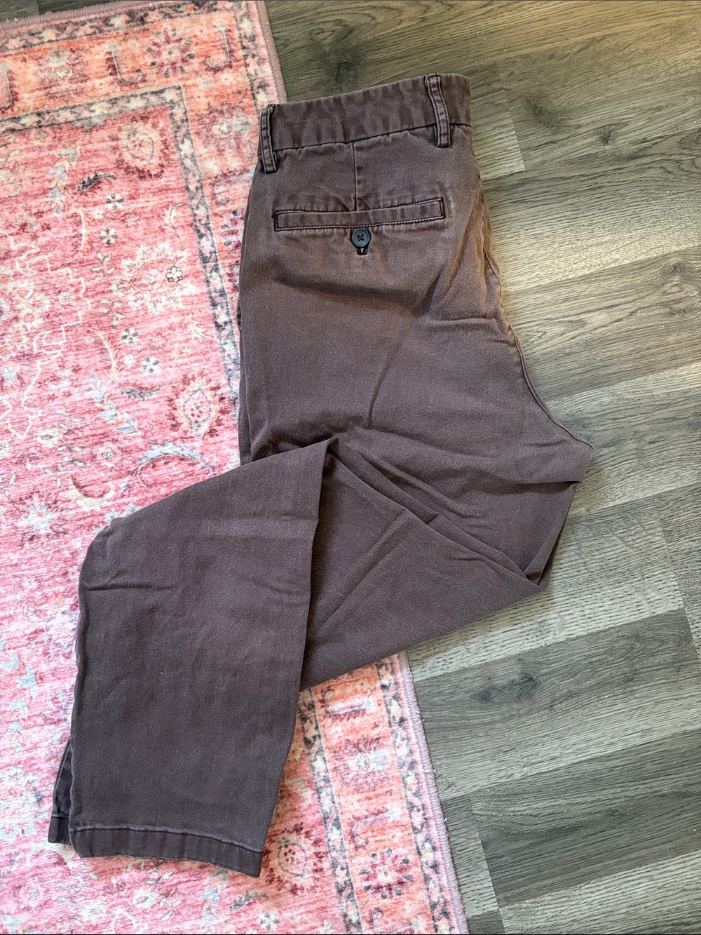 Old Navy Men's Dark Brown Chinos - Straight Leg
